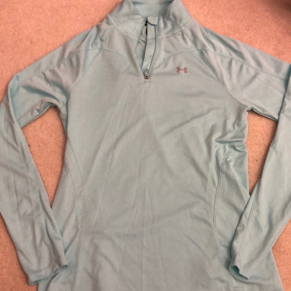 Under Armour Baby Blue Workout Pullover